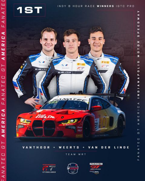 Fanatec GT World Challenge America Indianapolis 4 – 6 Oct 2024 Afbeelding 3 overall winnaars