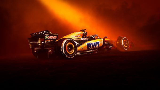 BWT Alpine Formula One Team  Official Partner Xbox Indiana Jones™ livery Grand Prix van de Verenigde Staten Austin Foto 4