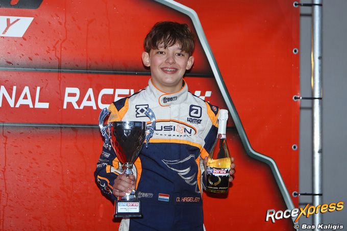 Devon Hagelen pakt knappe podiumplaats in eindstand IAME Benelux Series! "Blij met resultaat"