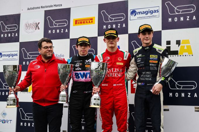 Italiaanse F4: Freddie Slater wint opnieuw in Monza