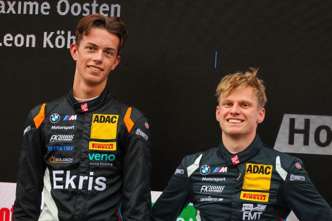 ADAC GT Masters Hockenheim 2024 Foto 2 Maxime Oosten en Leon Köhler portret