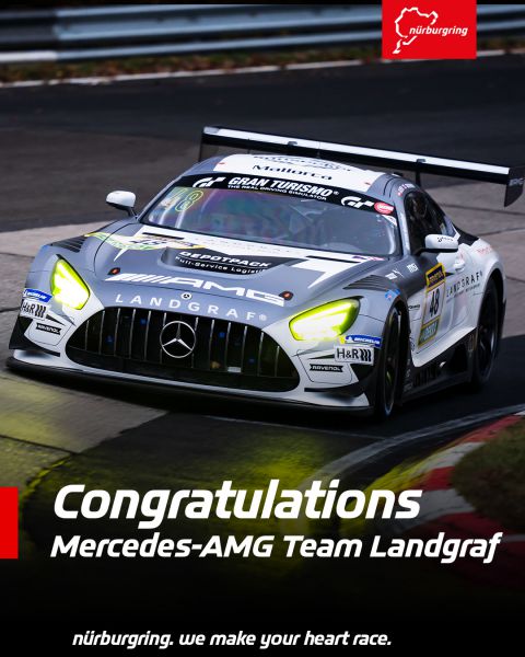 ADAC Nürburgring Endurance Series 2024 NLS 56. ADAC Barbarossapreis Foto 2 Lucas Auer en Mikaël Grenier racewinnaars met Mercedes-AMG