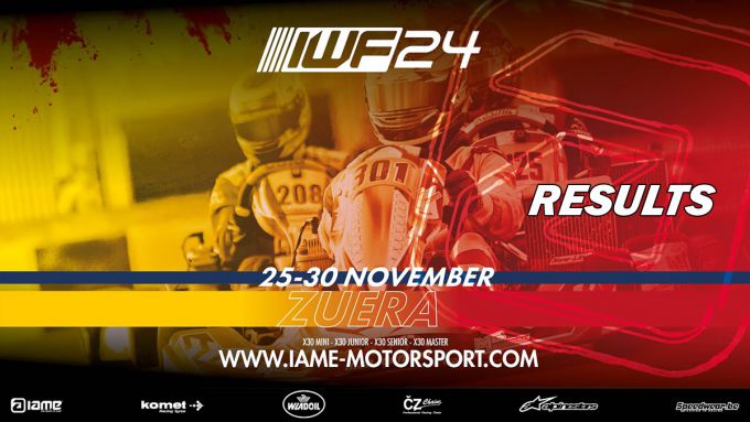 Resultaten: IAME Warriors Finals 2024 - Zuera International Circuit in Spanje