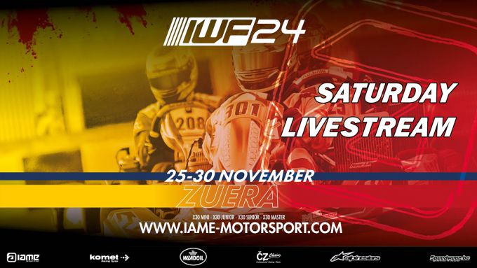 Livestream: SuperHeats - Finals IAME Warriors Finals 2024 - Zuera International Circuit in Spanje
