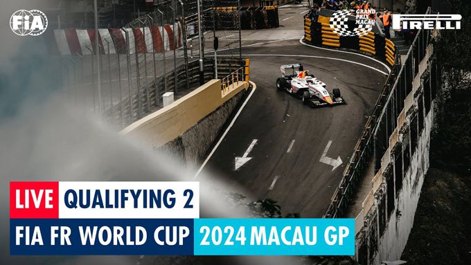 LIVESTREAM: Kwalificatie 2 FIA FR World Cup Macau GP 2024 15-11-2024 0755 (CET)