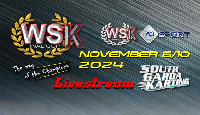 LIVESTREAMING: Race 1 2024 WSK Final Cup - South Garda Karting Circuit in Lonato