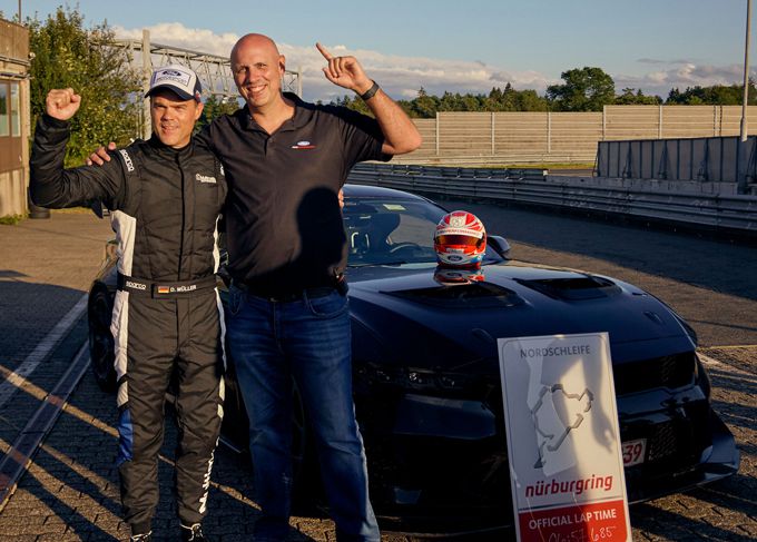 Ford Mustang GTD snelste Amerikaanse productiemodel ooit op de Nürburgring