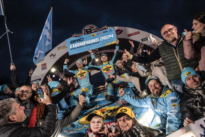 Belgian Rally Championship Champion 2024 Cédric Cherain en Damien Withers
