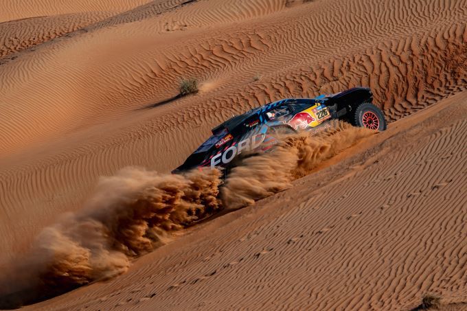Red Bull Dakar 2025 elfde etappe 16 januari 2025 Foto 3 Mattias Ekstrom (SWE) en Emil Bergkvist (SWE) van Ford M-Sport