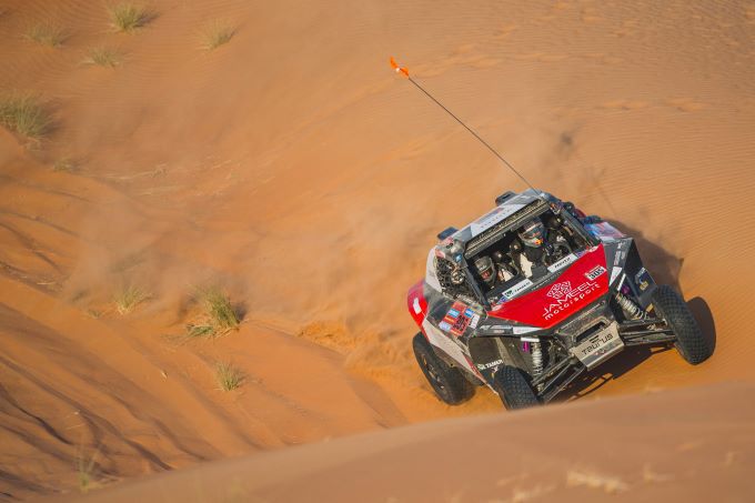 Red Bull Dakar 2025 elfde etappe 16 januari 2025 Foto 6 Dania Akeel (SAU) rijdend voor Team BBR