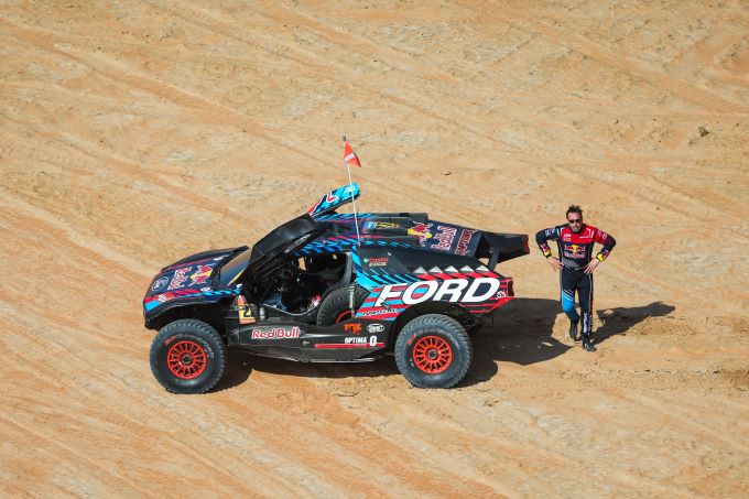 Red Bull Dakar 2025 elfde etappe 16 januari 2025 Foto 5 Nani Roma en Alex Haro met hun Ford Raptor van het Ford M-Sport Team