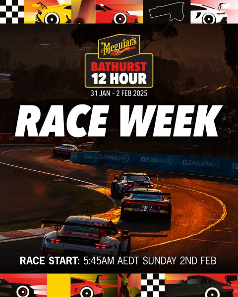 Bathurst 12 Hour raceweek poster
