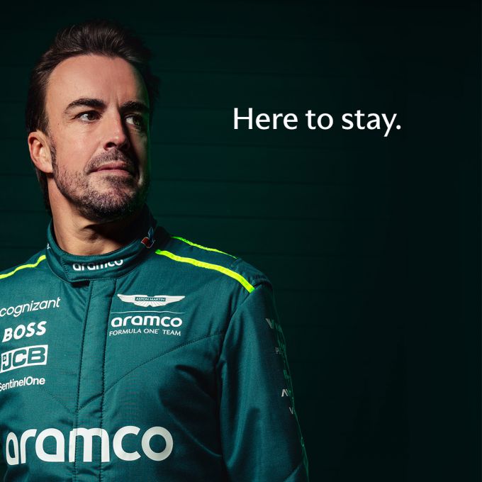 Fernando Alonso F1 Aston Martin I am here to stay