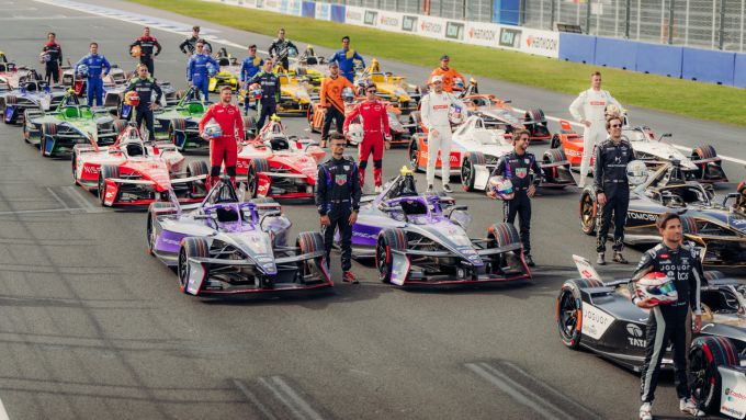Formule E Mexico Stad 2025 Porsche Foto 3 Pascal Wehrlein en Antonio Félix da Costa