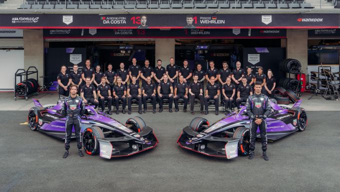 Formule E Mexico Stad 2025 Porsche Foto 12 teamfoto TAG_Heuer_Porsche_Formel-E-Team