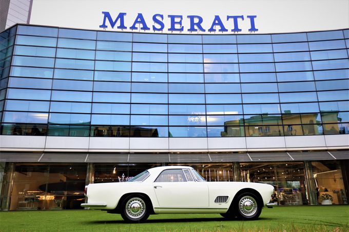 Maserati 3500GT gerestaureerd door Carrozzeria Touring Superleggera schittert op Rétromobile 2025
