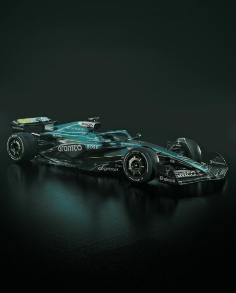 Aston Martin Aramco Formula One™ Team 2025-livery F1 75 Live-event O2 Arena Londen Foto 4