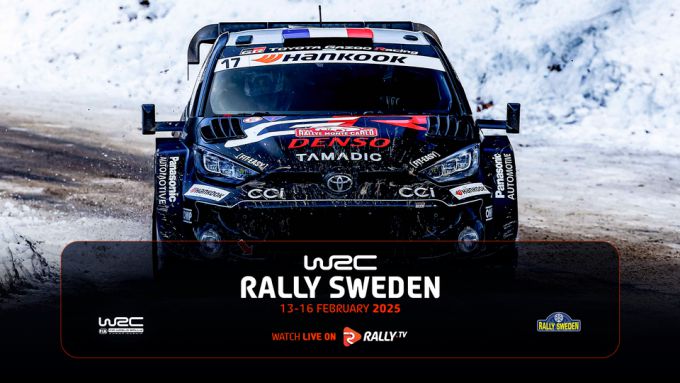 Rally Sweden 2025 event banner