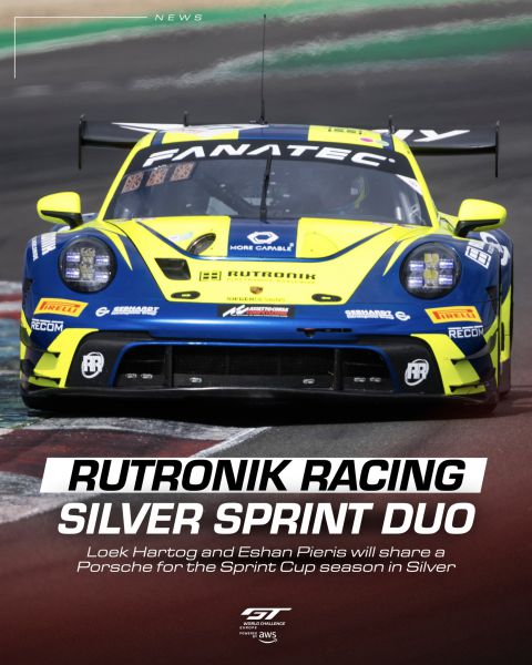 GT World Challenge Europe Porsche Rutronik Racing Foto 3 Hartog Pieris