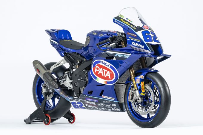 Pata Yamaha Ten Kate Racing LIVERY 2025 Yamaha R9 Stefano Manzi en Yuki Okamoto