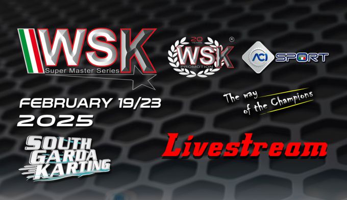 Livestream Race 3 - 2025 WSK Super Master Series in Lonato South Garda Karting