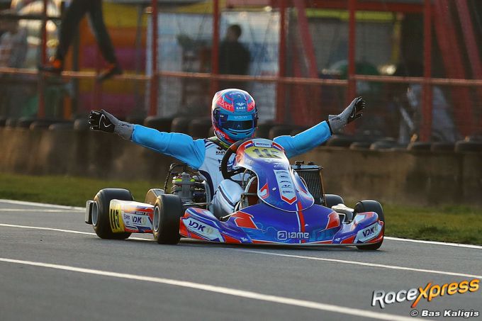 Karttalent Flavio Caira domineert met perfecte score in Mariembourg! "Deze zege heb ik voor Livio behaald"