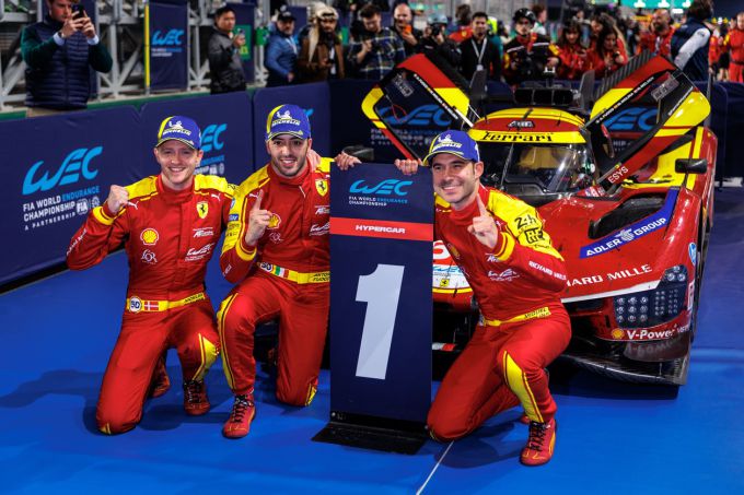VIDEO - Historische hattrick van Ferrari bij openingsronde van FIA WEC 2025 op circuit van Lusail + FOTO'S