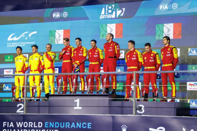 FIA WEC 2025 Qatar 1812km Ferrari 1-2-3 overwinning Foto 3
