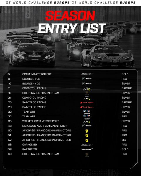 GT World Challenge Europe powered by AWS 2025 afbeelding 2