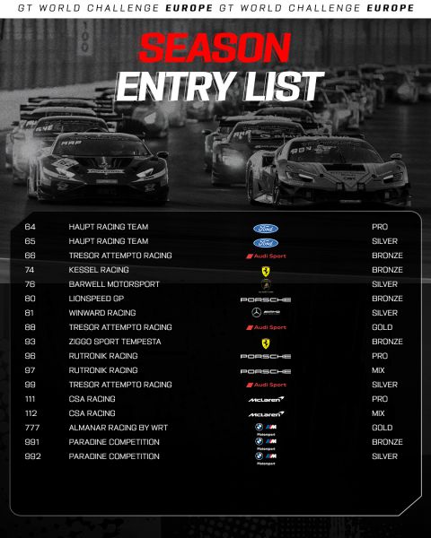 GT World Challenge Europe powered by AWS 2025 afbeelding 3