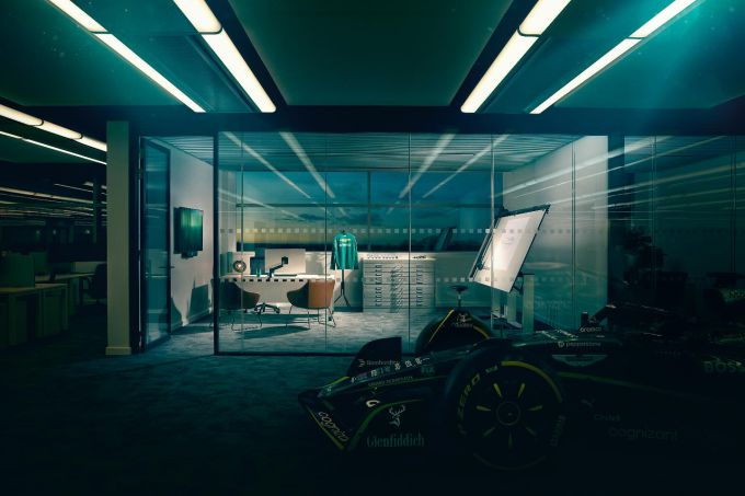 Aston Martin Aramco Formula One Team Adrian Newey kantoor