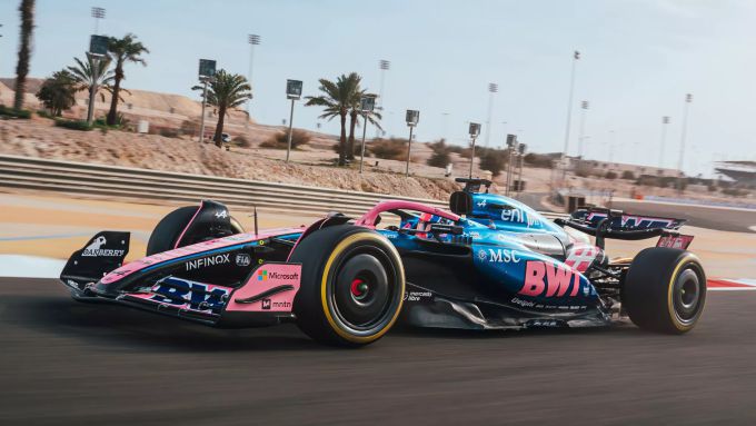 Alpine test Bahrein 2025