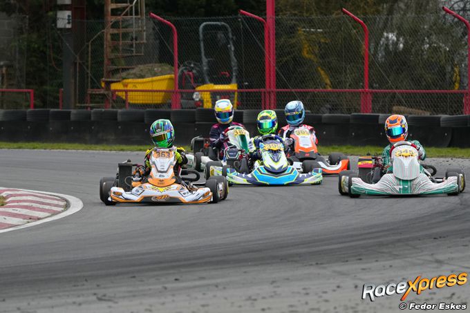 Karttalent Cas Boshuis verovert podiumplaats tijdens seizoensopener in Mariembourg