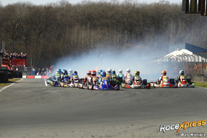 Karttalent Flavio Caira domineert met perfecte score in seizoensopener GK4 Kart Series