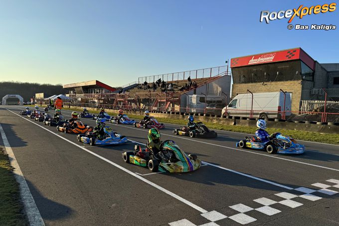 Karttalent Mats Huygens boekt eerste zege in Honda 9PK Junioren tijdens NK IAME!