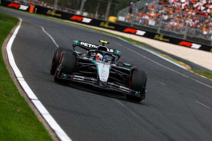 Mercedes F1 GP Australie actie