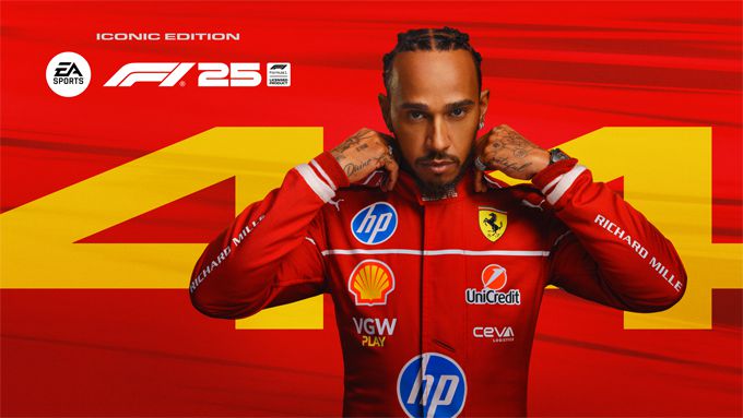 Lewis Hamilton bevestigd als coverster van de F1® 25 Iconic Edition