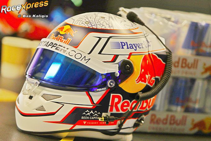 nieuwe helm Thierry Vermeulen
