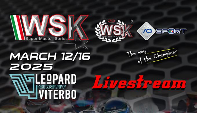 LIVESTREAM: Race 5 WSK Super Master Series - Leopard Circuit Viterbo