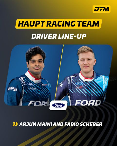 HRT Ford Performance DTM 2025 Arjun Maini Fabio Scherer Foto 2