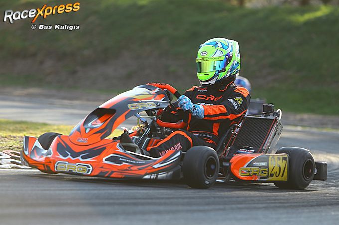 Senna van Varik in 125cc schakelkart