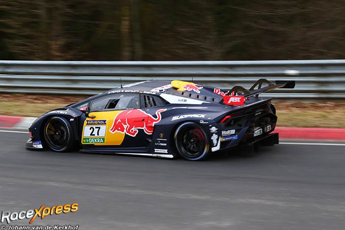 Lamborhinin Huracán Mirko Bortolotti Luca Engstler en Christian Engelhart