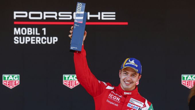 Porsche Mobil 1 Supercup @  Formula 1 TAG Heuer Grand Prix de Monaco 2025 Foto 4 Dirk Schouten rookie winnaar