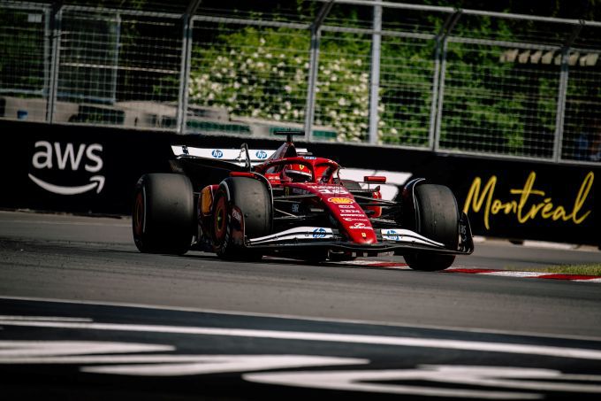 Scuderia Ferrari Charles Leclerc actie