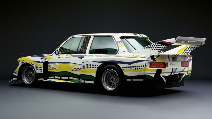 Fine Art on Wheels BMW Art Cars tentoonstelling Louwman Museum #3 Roy Lichtenstein BMW 320i Turbo 1977