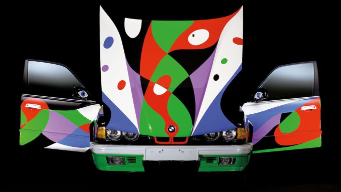 Fine Art on Wheels BMW Art Cars tentoonstelling Louwman Museum #10 César Manrique BMW 730i 1990