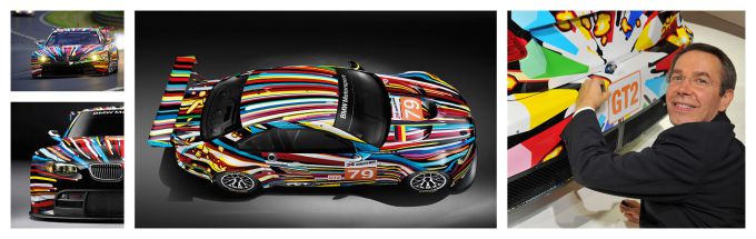 Fine Art on Wheels BMW Art Cars tentoonstelling Louwman Museum #17 Jeff Koons collage