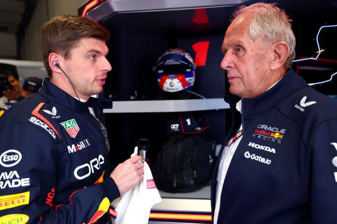 Max Verstappen F1 Red Bull toekomst Foto 2 Max Verstappen en Helmut Marko