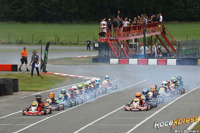 Daan van Dam van pole naar podium
