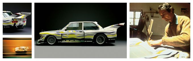 Fine Art on Wheels BMW Art Cars tentoonstelling Louwman Museum #3 Roy Lichtenstein collage